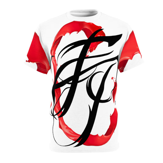 Red on White Fresh Paint Tee