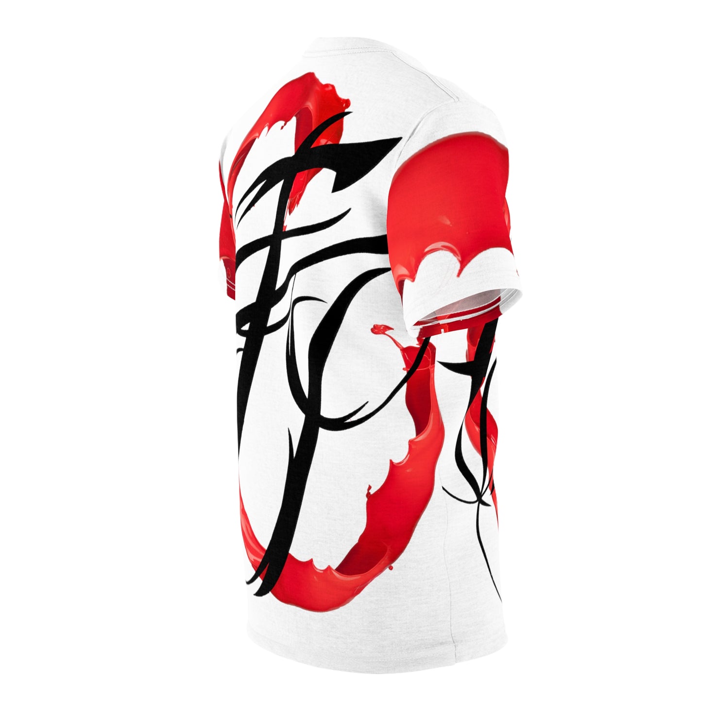 Red on White Fresh Paint Tee