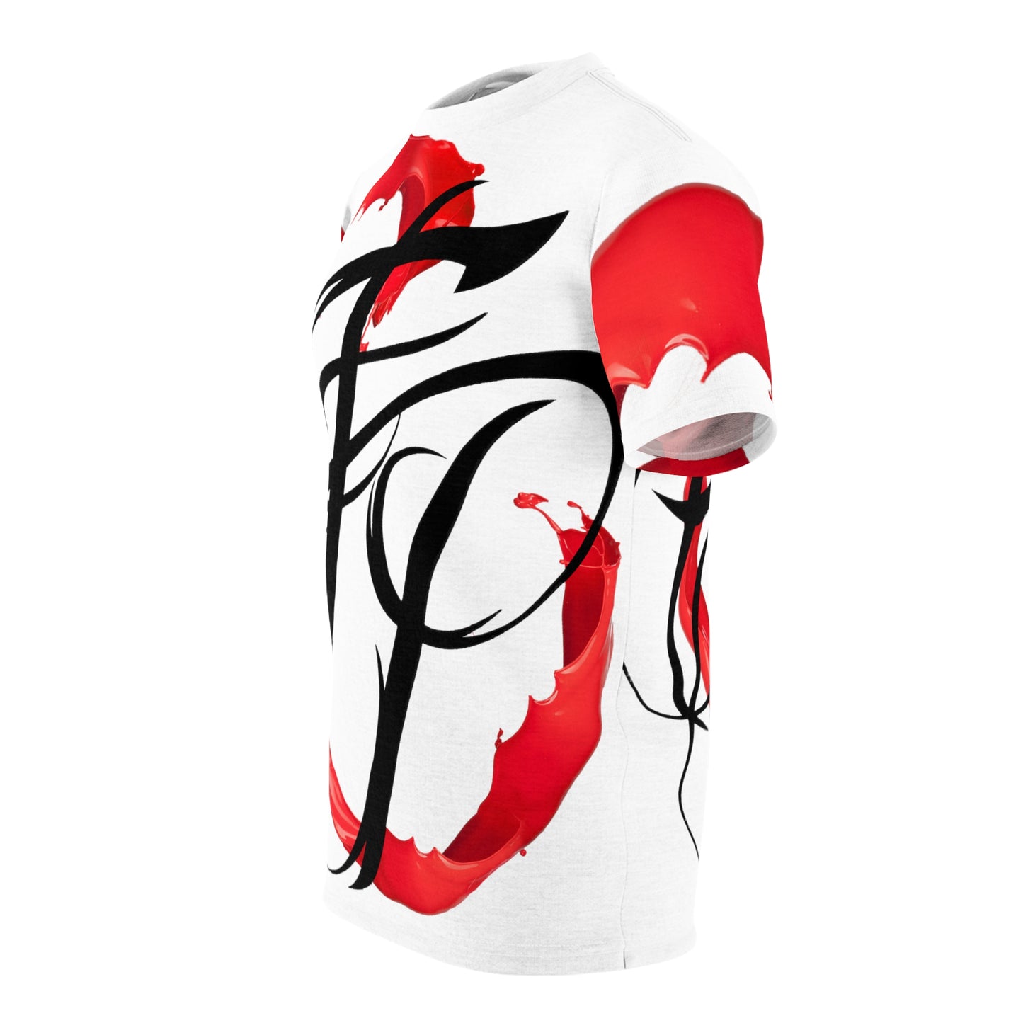 Red on White Fresh Paint Tee