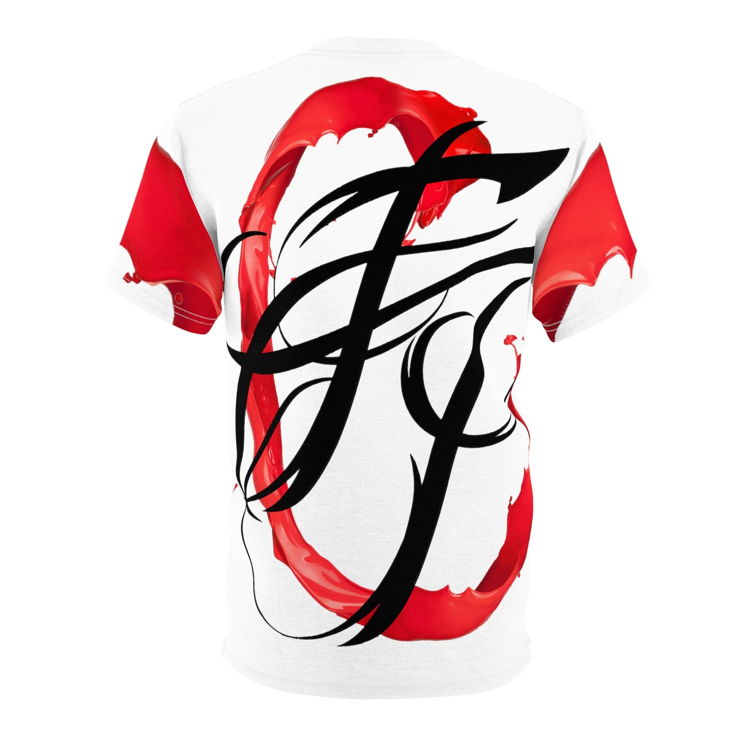 Red on White Fresh Paint Tee
