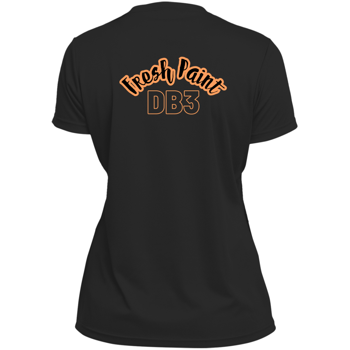 DB3 Ladies’ Moisture-Wicking V-Neck Tee