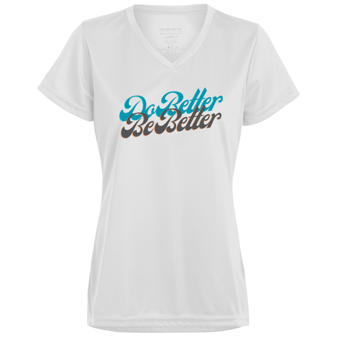 DB3 Ladies’ Moisture-Wicking V-Neck Tee