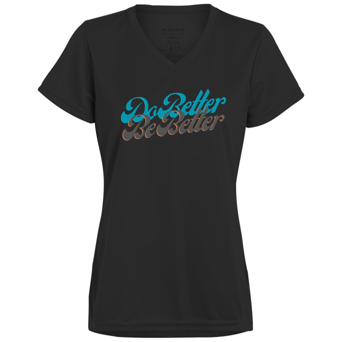 DB3 Ladies’ Moisture-Wicking V-Neck Tee