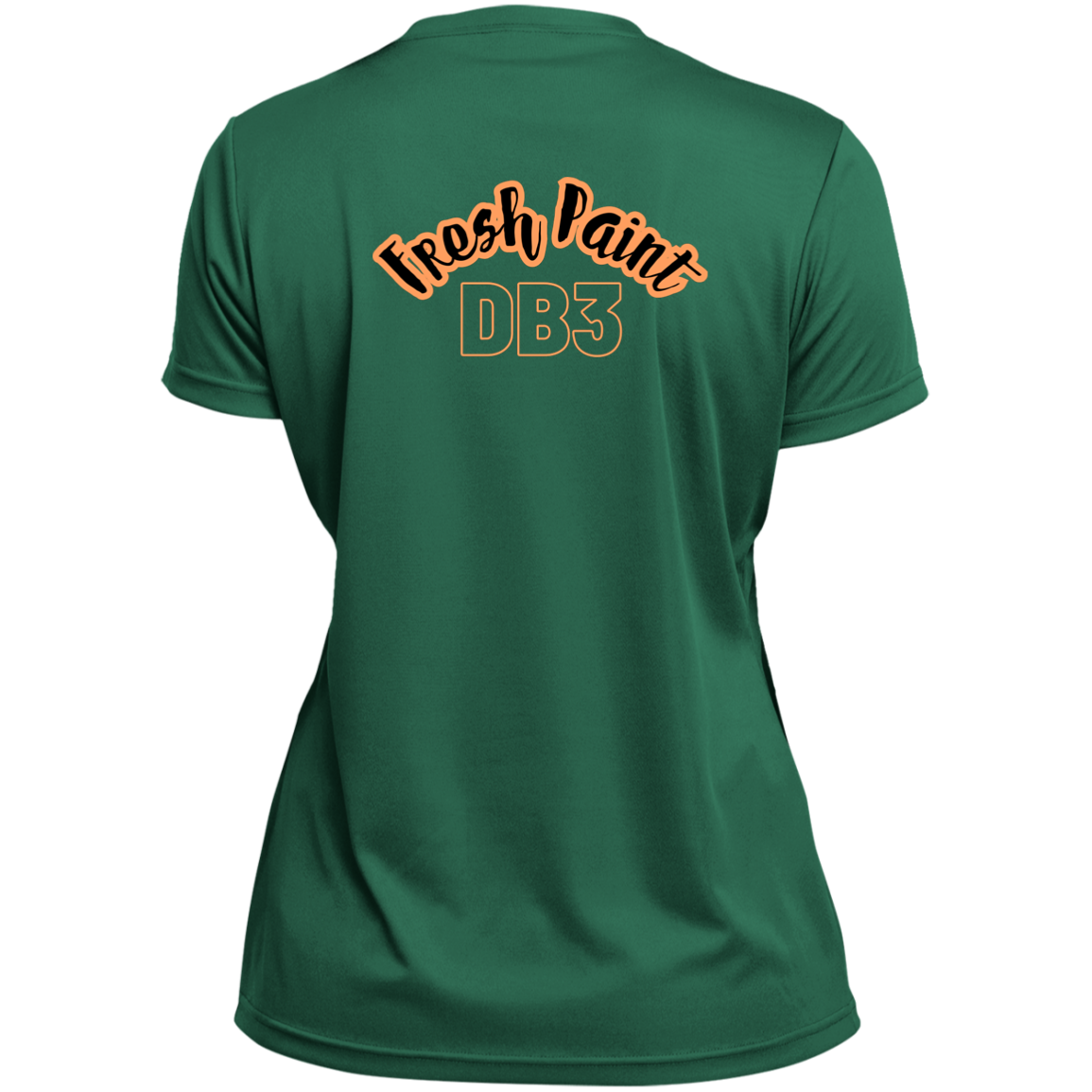 DB3 Ladies’ Moisture-Wicking V-Neck Tee