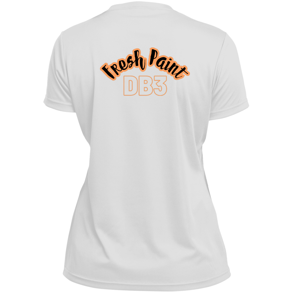 DB3 Ladies’ Moisture-Wicking V-Neck Tee