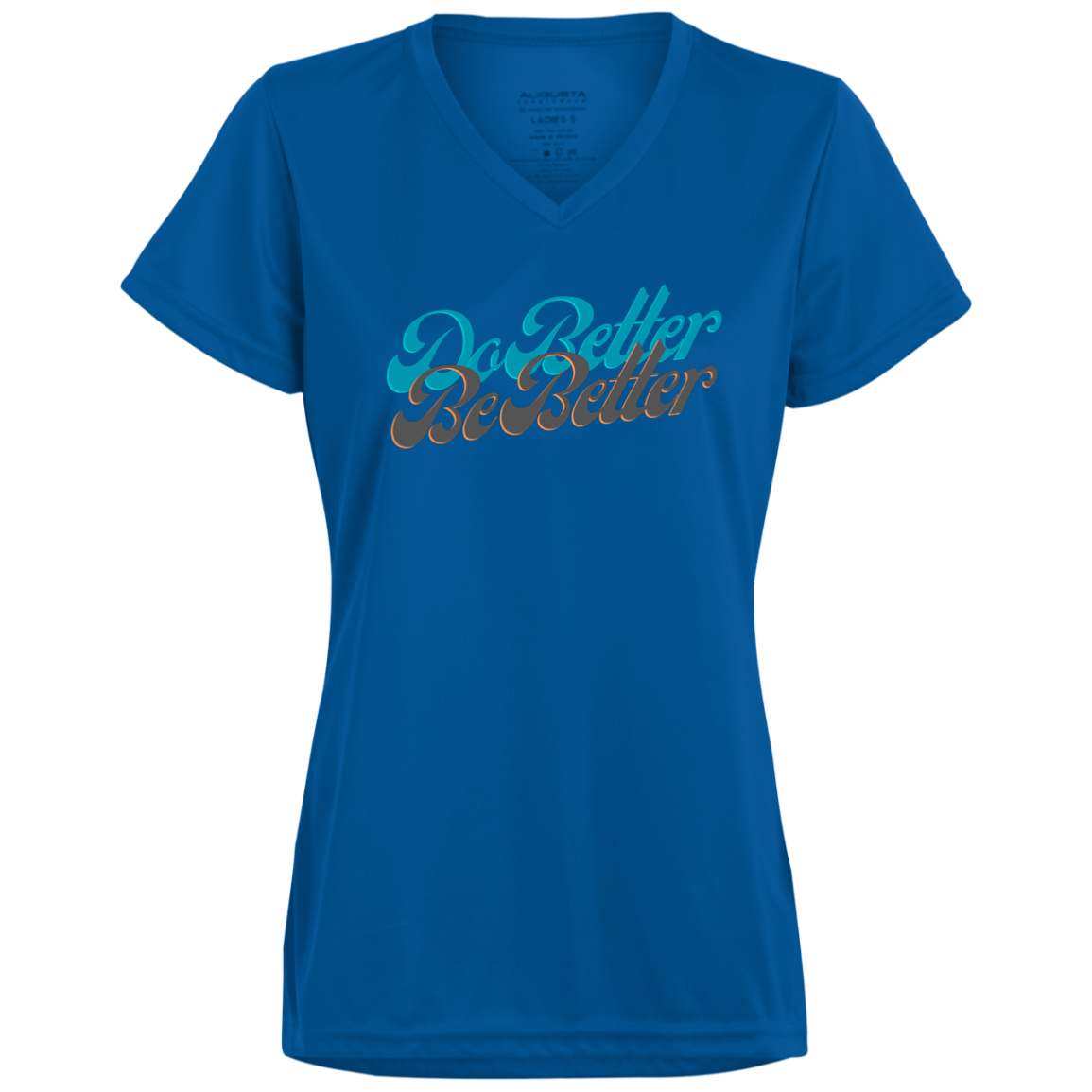 DB3 Ladies’ Moisture-Wicking V-Neck Tee