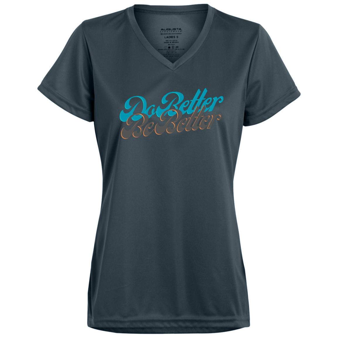 DB3 Ladies’ Moisture-Wicking V-Neck Tee