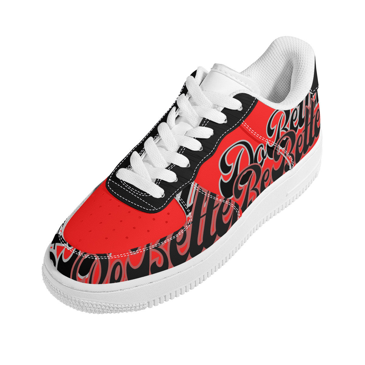 Red DB3 Low Top Sneakers - Elevate Your Style and Make a Statement