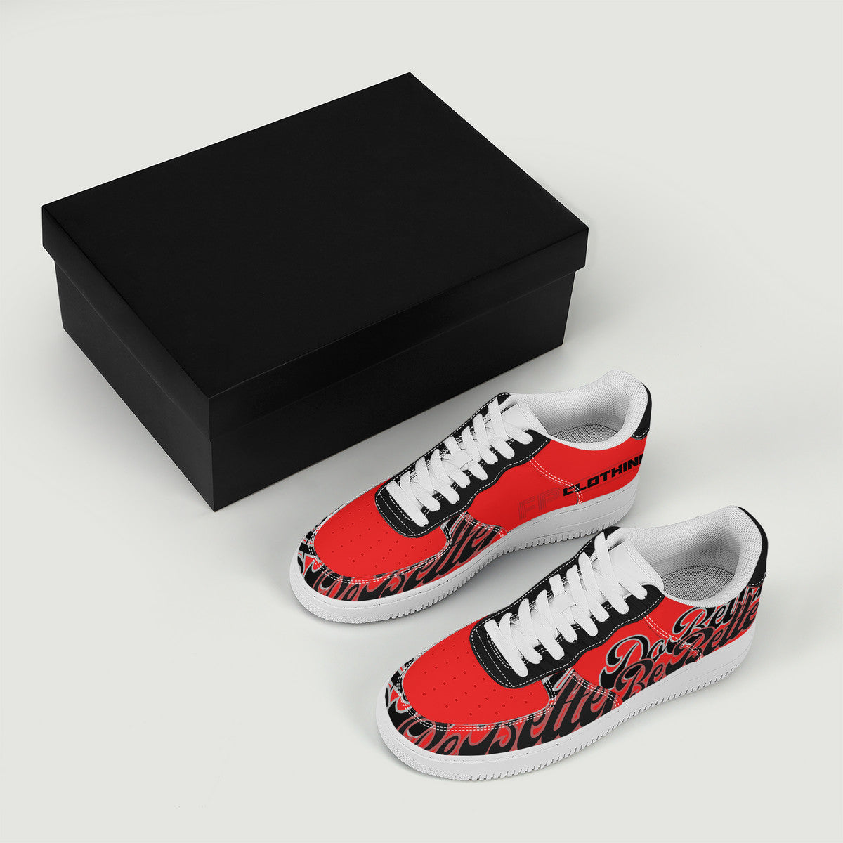Red DB3 Low Top Sneakers - Elevate Your Style and Make a Statement