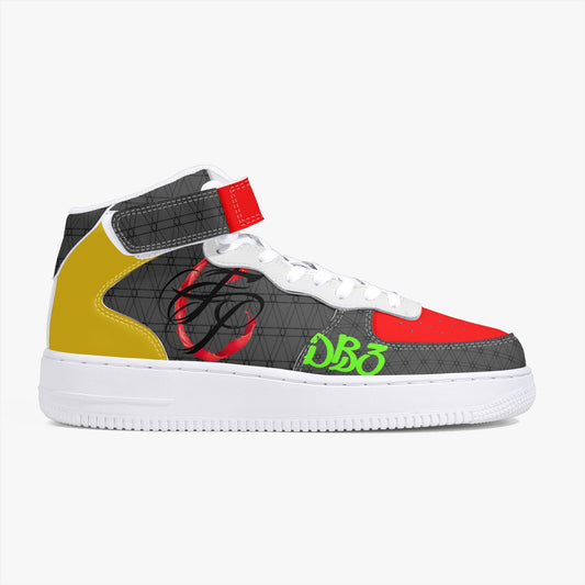 DB3/FPC High-Top Leather Sneakers