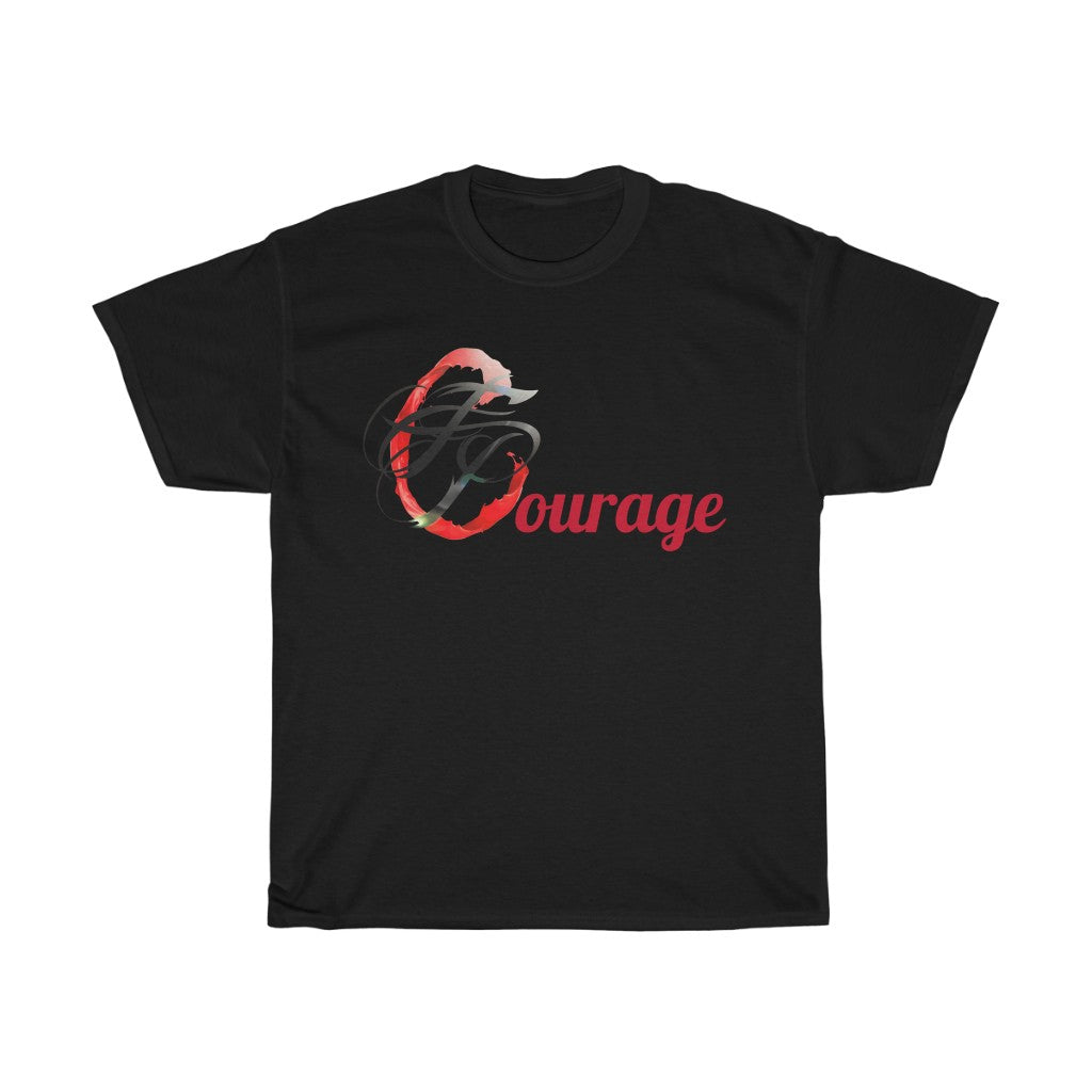 Courage Tee - Cotton Print (Various Colors)