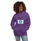 Create Your Own DTG - Text above centered logo - Unisex Hoodie