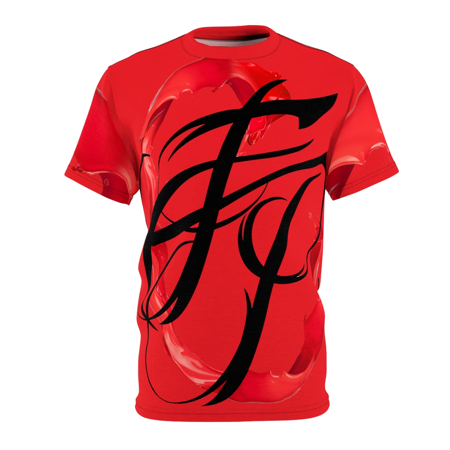 Red on Red Fresh Paint Tee