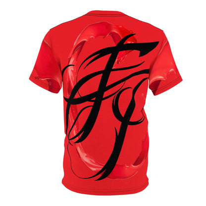 Red on Red Fresh Paint Tee