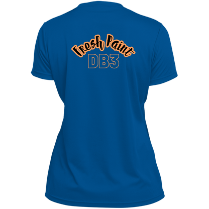 DB3 Ladies’ Moisture-Wicking V-Neck Tee