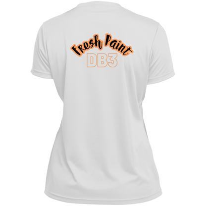 DB3 Ladies’ Moisture-Wicking V-Neck Tee