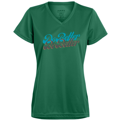 DB3 Ladies’ Moisture-Wicking V-Neck Tee