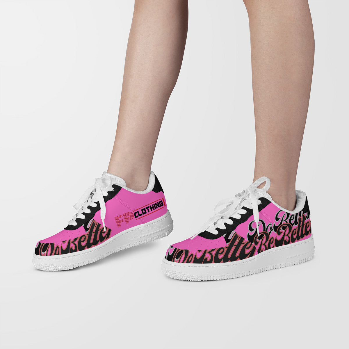 Pink DB3 Low Top Sneakers - Elevate Your Style and Make a Statement