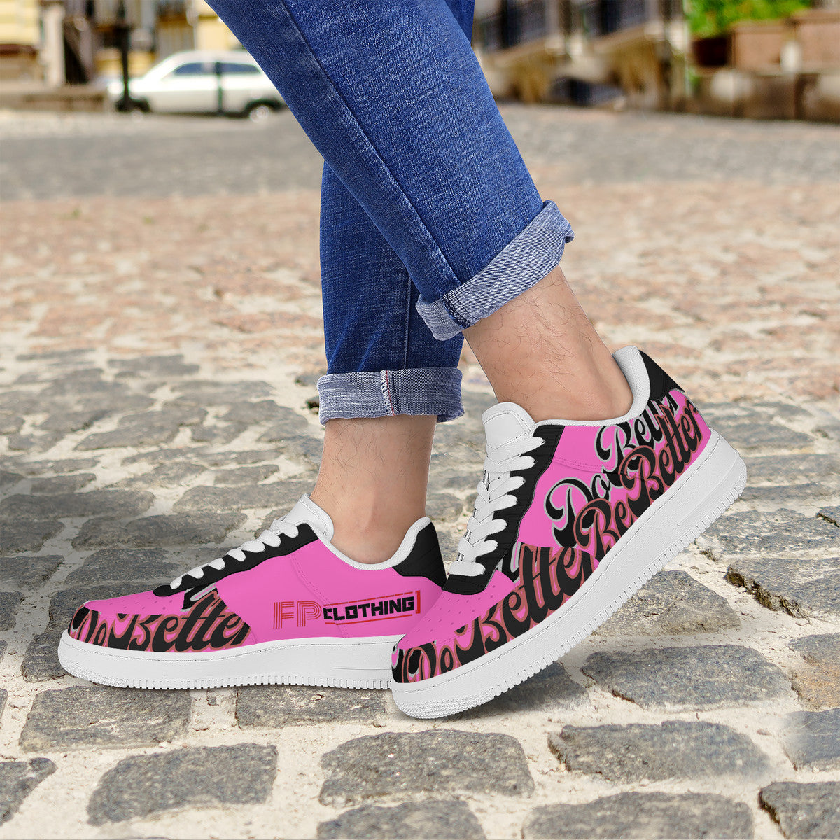 Pink DB3 Low Top Sneakers - Elevate Your Style and Make a Statement