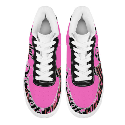 Pink DB3 Low Top Sneakers - Elevate Your Style and Make a Statement