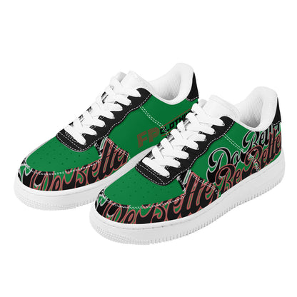 Green DB3 Low Top Sneakers - Elevate Your Style and Make a Statement