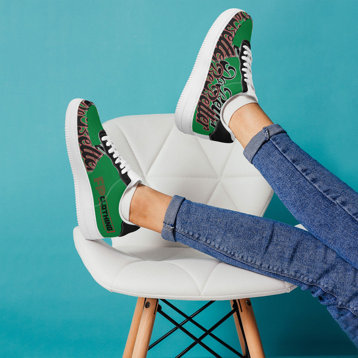 Green DB3 Low Top Sneakers - Elevate Your Style and Make a Statement