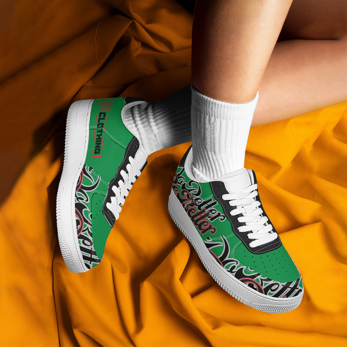 Green DB3 Low Top Sneakers - Elevate Your Style and Make a Statement