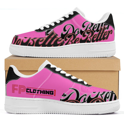 Pink DB3 Low Top Sneakers - Elevate Your Style and Make a Statement