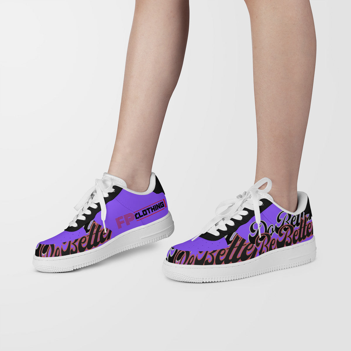 Purple DB3 Low Top Sneakers - Elevate Your Style and Make a Statement