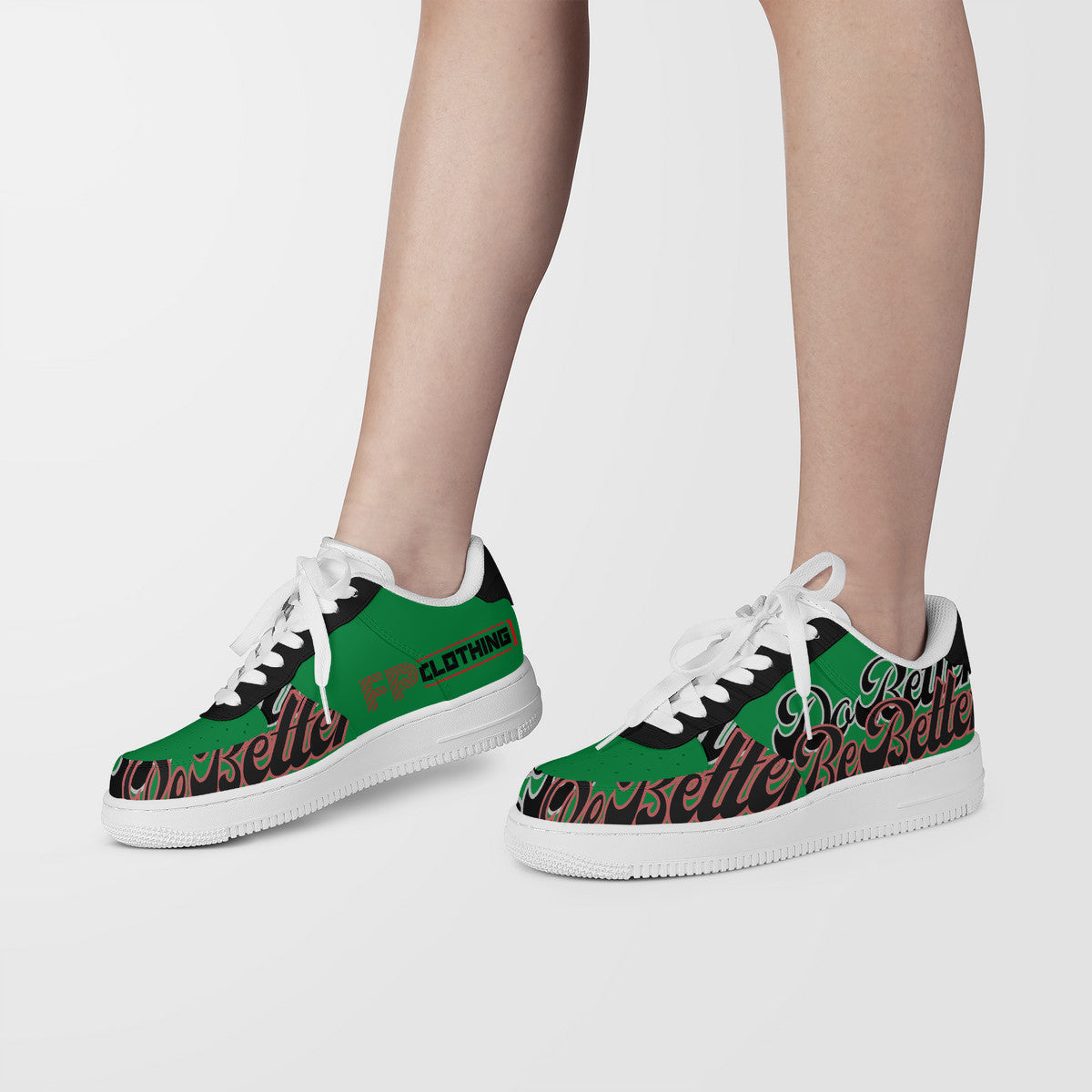 Green DB3 Low Top Sneakers - Elevate Your Style and Make a Statement