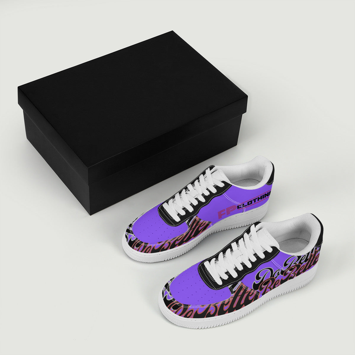 Purple DB3 Low Top Sneakers - Elevate Your Style and Make a Statement