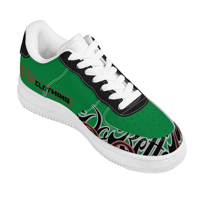 Green DB3 Low Top Sneakers - Elevate Your Style and Make a Statement