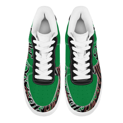 Green DB3 Low Top Sneakers - Elevate Your Style and Make a Statement