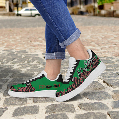 Green DB3 Low Top Sneakers - Elevate Your Style and Make a Statement