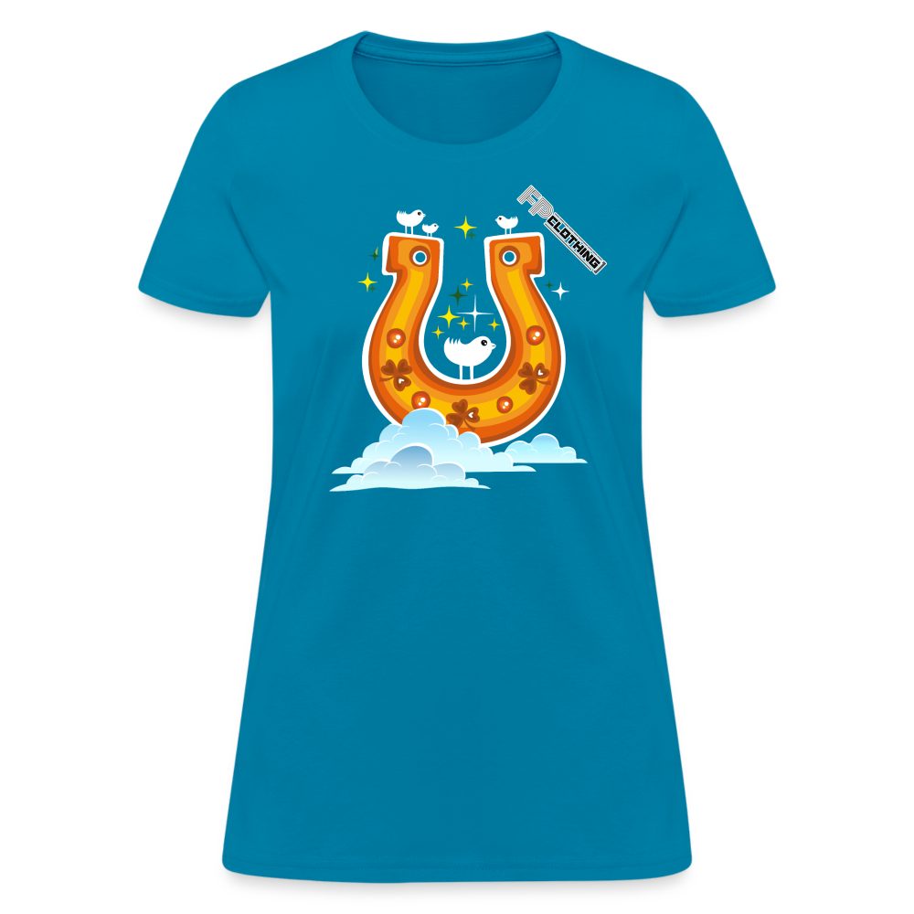 Lucky You Women's T-Shirt - turquoise