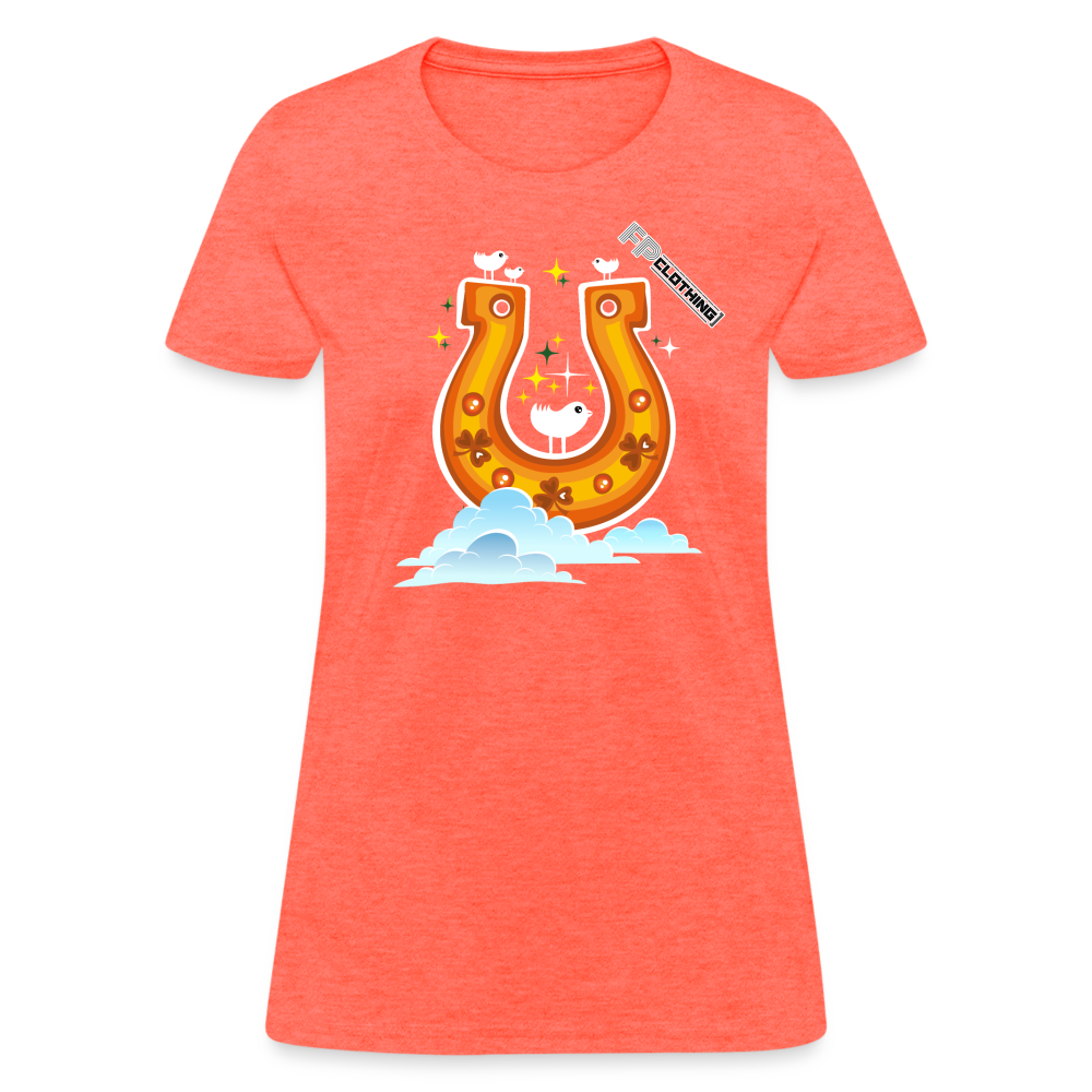 Lucky You Women's T-Shirt - heather coral