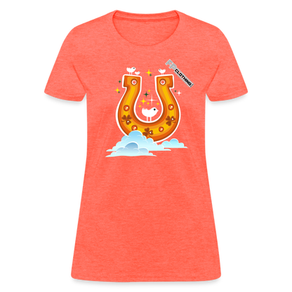 Lucky You Women's T-Shirt - heather coral