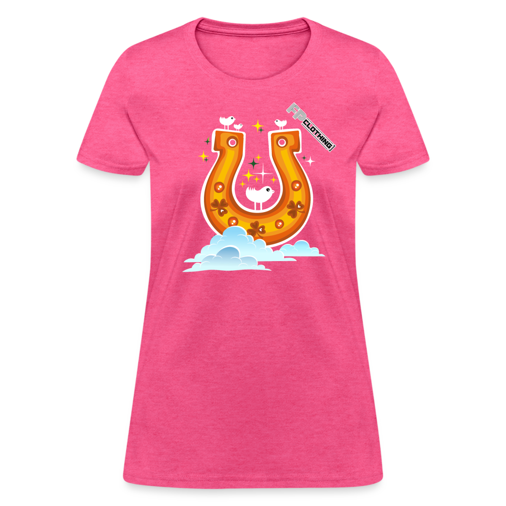 Lucky You Women's T-Shirt - heather pink